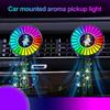 Smart LED Car Air Freshener - App-Controlled Aromatherapy Diffuser with 100 Light Modes & Astronaut Design