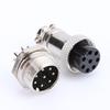 1set GX16 8Pins Screw Type Electrical Aviation Plug Socket Connector New