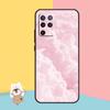 Пастельно-розовый чехол для OPPO Find X5 X3 Lite Pro A15 A16 A52 A72 A5 A9 A31 A53 A83 A93 A54 A74 A94.