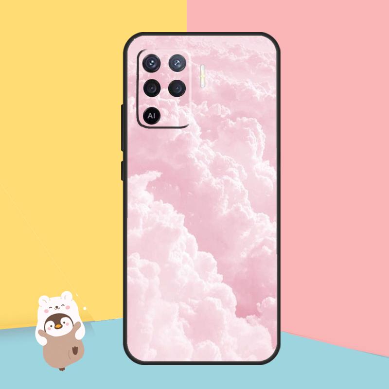 Пастельно-розовый чехол для OPPO Find X5 X3 Lite Pro A15 A16 A52 A72 A5 A9 A31 A53 A83 A93 A54 A74 A94.