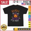 Nurse By Day Witch By Night Funny Pumpkin Halloween Nurse T Shirt Men Women NEW