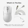 Glorious Series 2 PRO Wireless Wired and Wireless MS0736 4K/8KHz Mouse, Compatible, White, GLO-MS-S2PRO-WL-WHT