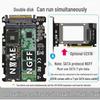 JiaYi U.2 to PCIe 3.0 x4 Adapter Card with SFF-8639 Dual SATA SSD Interface