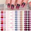 22 Finger Manicure Stickers Nail Polish Film Nail Stickers 3D Bronzing Waterproof Adhesive Nails Summer Hybrid