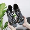 Strappy Flat Sandals Women Soft-soled Comfortable and Lightweight Soft-soled Sandals Women's Slip-on Shoes Zapatos Mujer Verano
