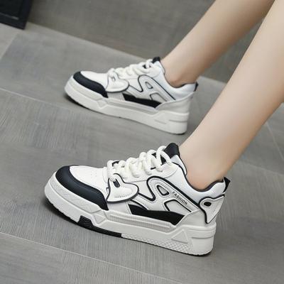 Осенние кроссовки женские на плоской подошве повседневные удобные туфли модные универсальные шнурованные прогулочные женские туфли Zapatos De Mujer Tendencia