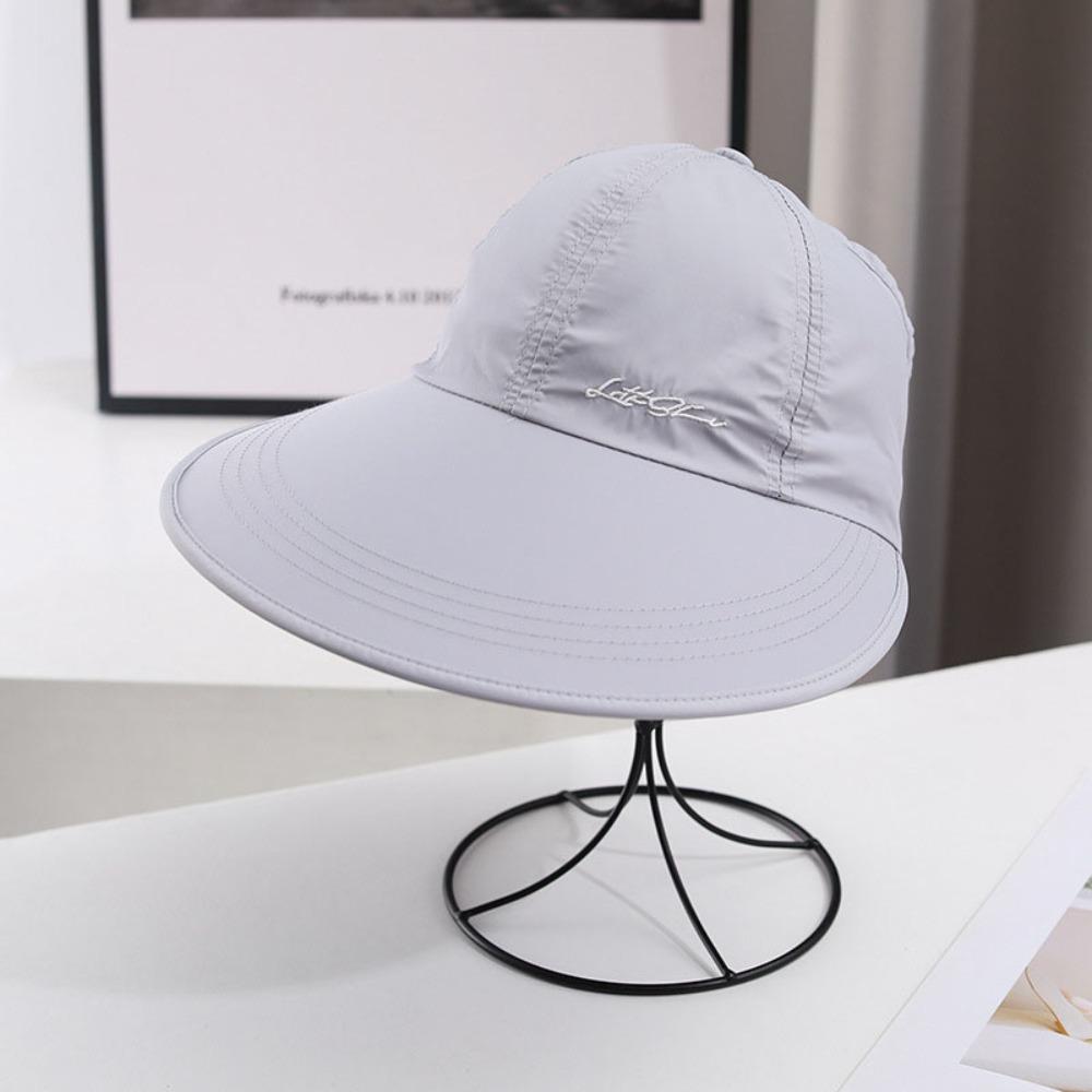 Quick Dry Sunscreen Baseball Hat Wide Brim Empty Top Hat Lightweight Women Sun Hat  Surfing