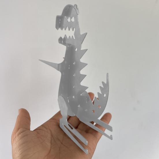 Подставка для хот-догов в виде динозавра Забавная форма динозавра Подставка для сосисок для гриля Инструменты для барбекю для пикников на открытом воздухе, кемпинга, вечеринок