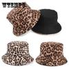 Leopard Print Bucket Hat - Lightweight, Non-Stretch Polyester Fisherman Cap for Women & Men, Fishing Hat