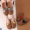 Summer Woven Bamboo Women's Linen Slippers