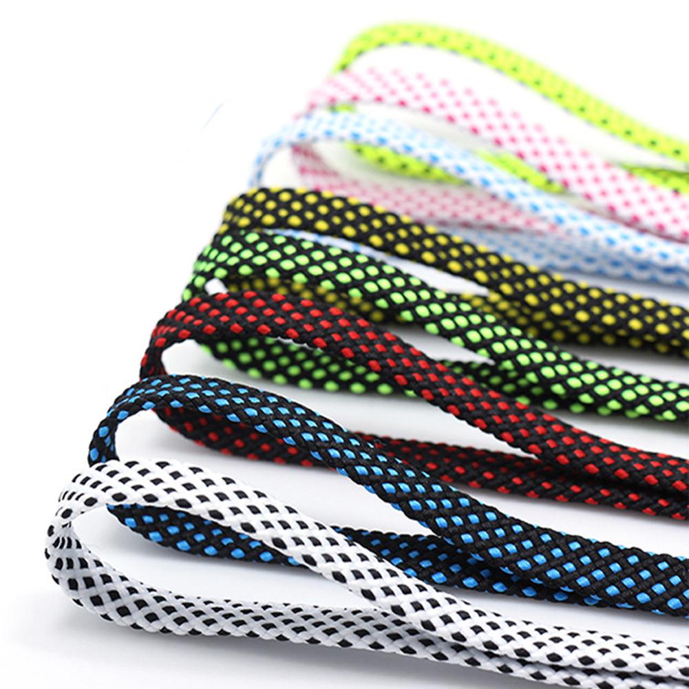 1 пара плоских шнурков, двухцветные повседневные кроссовки, кружевная обувь унисекс, веревочные аксессуары, модные аксессуары