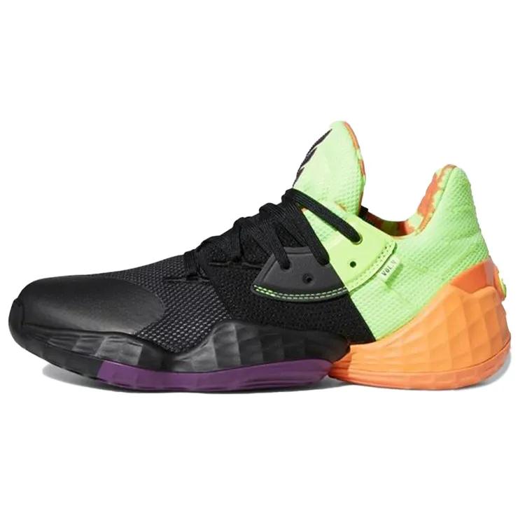 Adidas Harden Vol. 4 GCA 'Black Amber Tint' (Unisex) Core Black / Amber Tint / Glory Purple Basketball Shoes FV4711