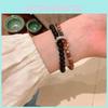 Handcrafted Ethnic Style Natural Stone Beaded Bracelet Unisex Design Geometric