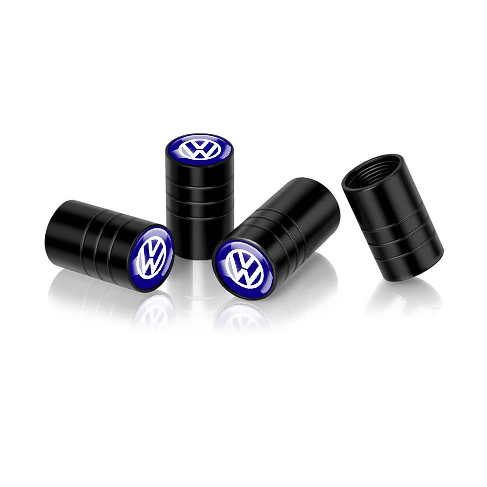 ADMVN1 For Volkswagen VW R Polo Passat Rline Golf 4 5 6 Tiguan Jetta GTI Bora Car Tire Valve Caps Metal Wheel Dust Covers Accessories
