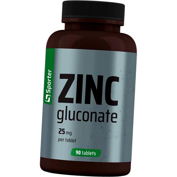Zinc Gluconate, Zinc Gluconate 25, Sporter  90tab (36584006)