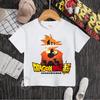 100 Cotton Tshirt Suitable for Teenagers A Casual Top with Dragon Ball Style Patterns for Children and Girls