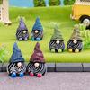 7Pcs/Set Garden Gnome Figurine Outdoor Lawn Planter Pot Faceless Dwarf Resin Statue Sculpture Decoration Ornament