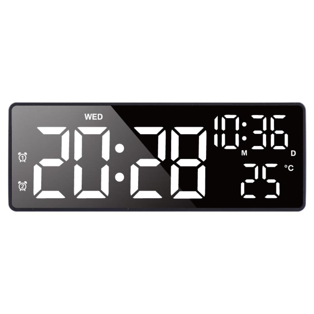 Temperature Alarm Clocks Date Display Table Clock New Digital LED Clocks  for Bedroom