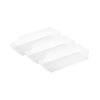 Yamazaki Refrigerator Can Stocker (Set of 3) Tower Refrigerator Storage Can Stocker, White, 5766 X 3