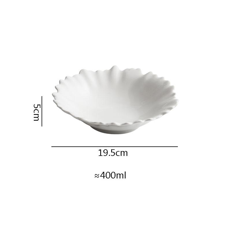 Однотонная неровная керамическая коралловая миска с зернистостью камня, круглая миска, салатница, миски для пасты, миски для закусок, посуда для молекулярной кулинарии