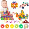 Children Building Block Toys Plastic Rod Snowflake Houses Assembled Early Education Puzzle Learning Toy Kids Birthday Gifts TMZ