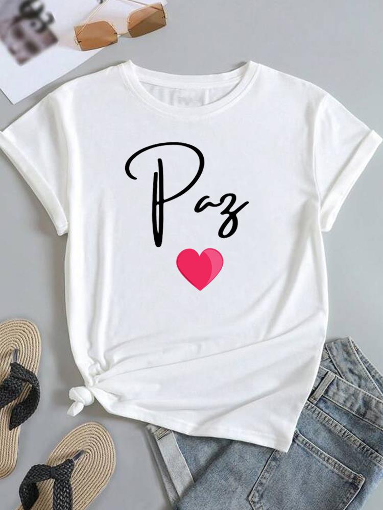 (Азиатский размер) Женская модная футболка с коротким рукавом в стиле 90-х годов, одежда с принтом, женская повседневная футболка, женские футболки с графикой