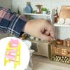Кукольный стульчик для кормления Масштаб 1/12 Очаровательные Реалистичные Аксессуары для Кукольного Домика Мебель Модель для