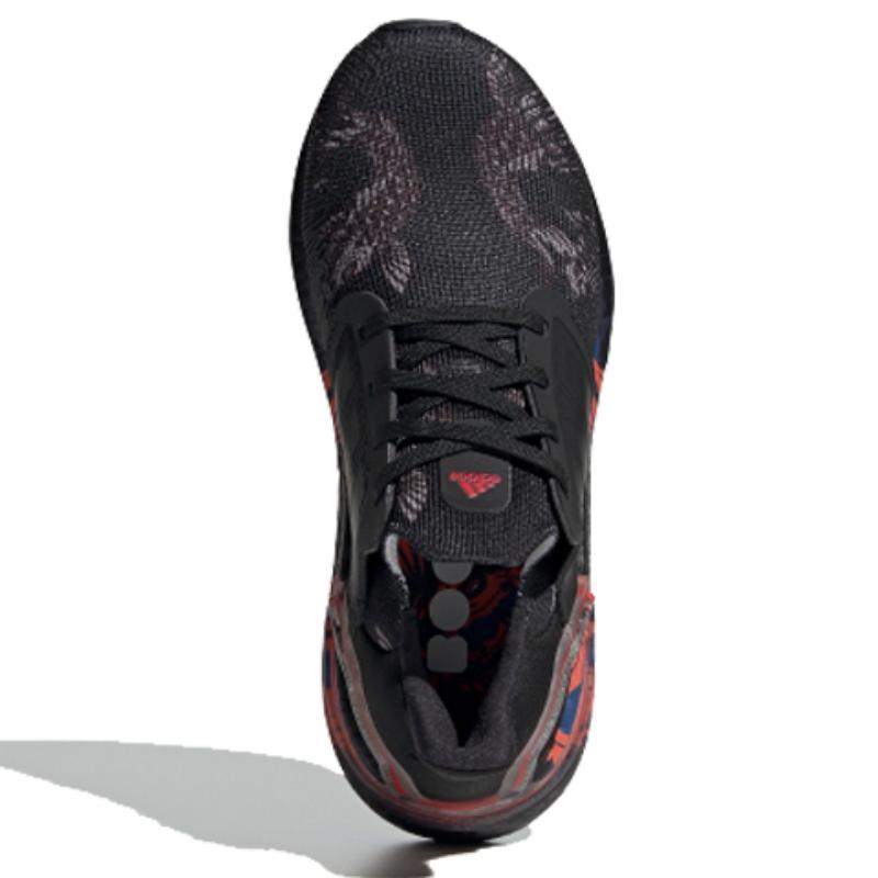 adidas ULT Cny J Противоскользящие Амортизирующие Низкие Детские Кроссовки для Бега Черно-Красные Кеды FW5677