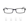 Black Frame Resin Optical Women Reading Glasses Anti-Radiation Reading Glasses Presbyopic Glasses
