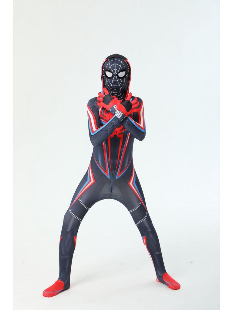 Halloween Star-Shine Spider-Man Jumpsuit: Far From Home Cosplay Miles & Gwen