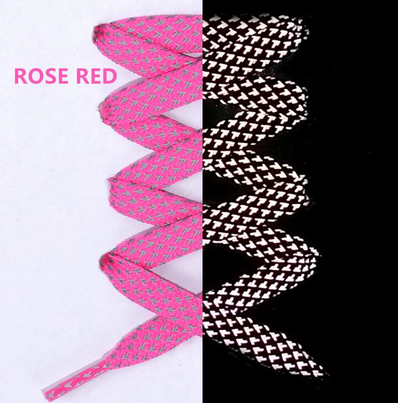 1 пара светоотражающих шнурков плоские шнурки для кроссовок цветные светоотражающие шнурки светящиеся шнурки 100/120/140/160 см шнурки