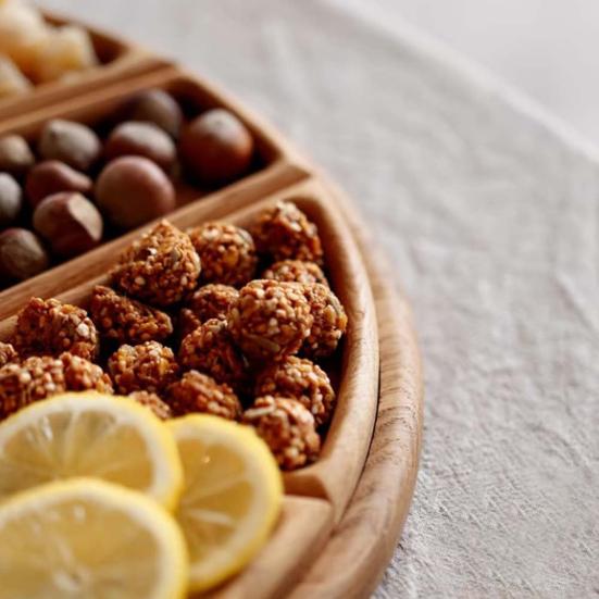 Wood Puzzle Serving Tray With 8 Removable Compartments Cocktail Party