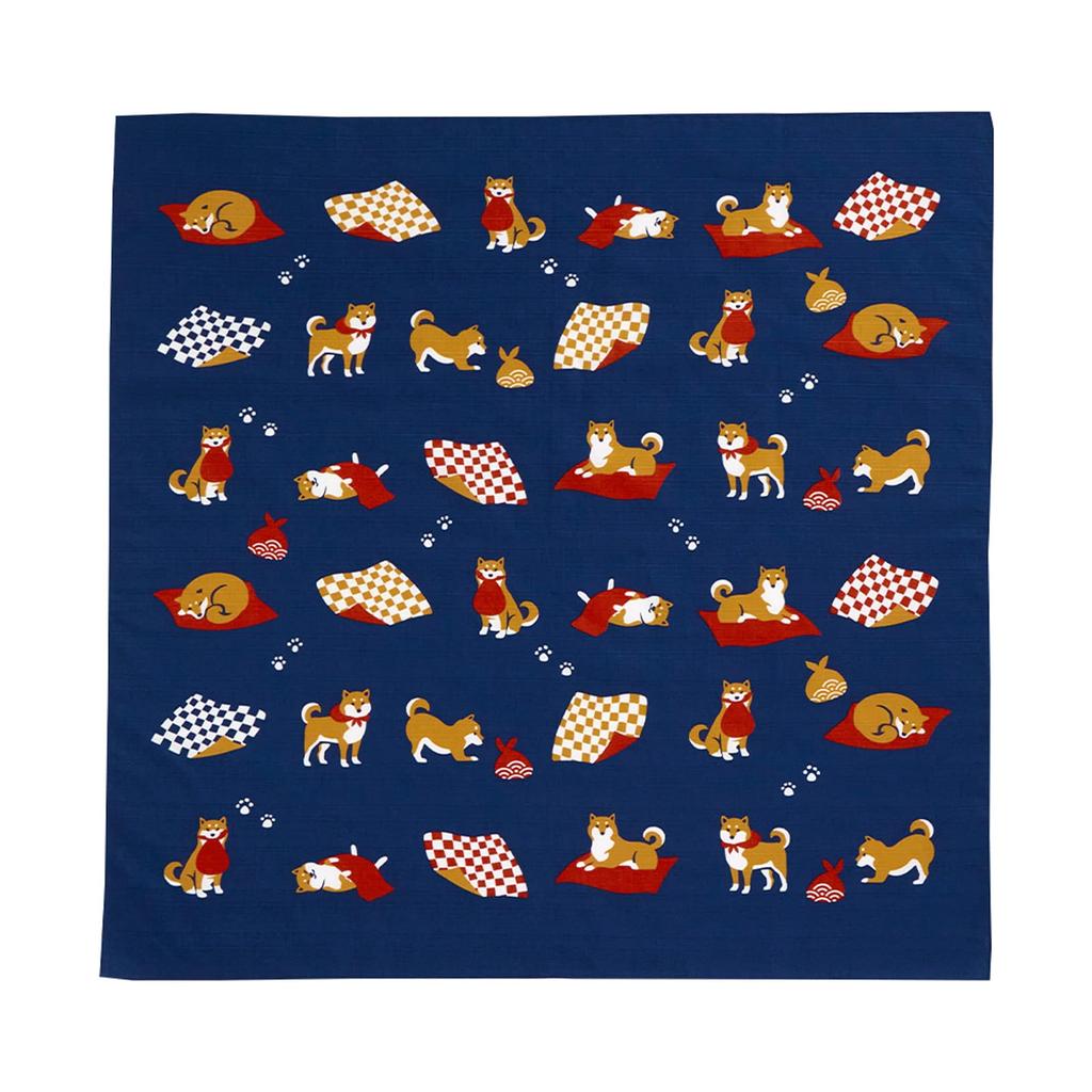Furoshiki в стиле JIKAN, японский, идеально подходит для упаковки, и большой сараса желтого цвета, примерно 70 x 70 06577 Ину (Японская ткань) -