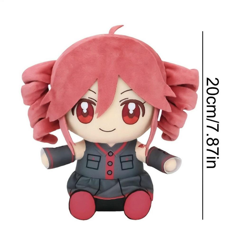 Kasane Teto Virtual Singer Plush Toy Doll, Cute Stuffed Anime Character Collectible, Soft Kawaii Toy