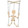 Wooden Skeleton Puppet To Assemble Halloween Decoration 19 X 28 Cm