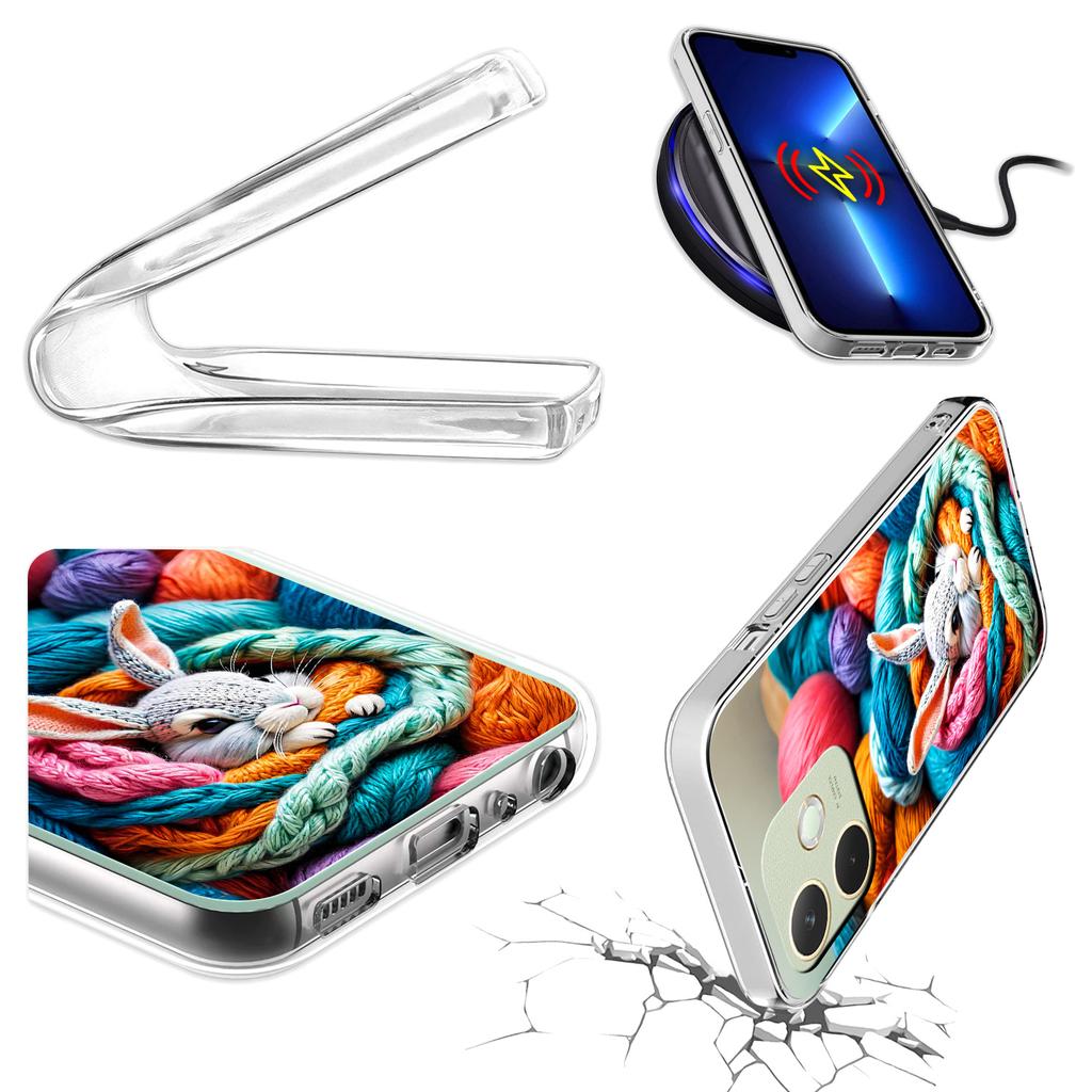 Etui Do Oppo A5 Pro Obudowa Foto Case Plecki Grafika Królik + Szkło 9H
