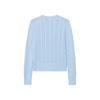Polo Ralph Lauren Весна-Лето 26 Однобортный Вязаный свитер с длинным рукавом и вышивкой логотипа Стандартный крой Женский свитер 211839418-503