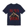 Aura 2026 Tee Diljit Dosanjh Skull With Turban Graphic Dark Red Typography