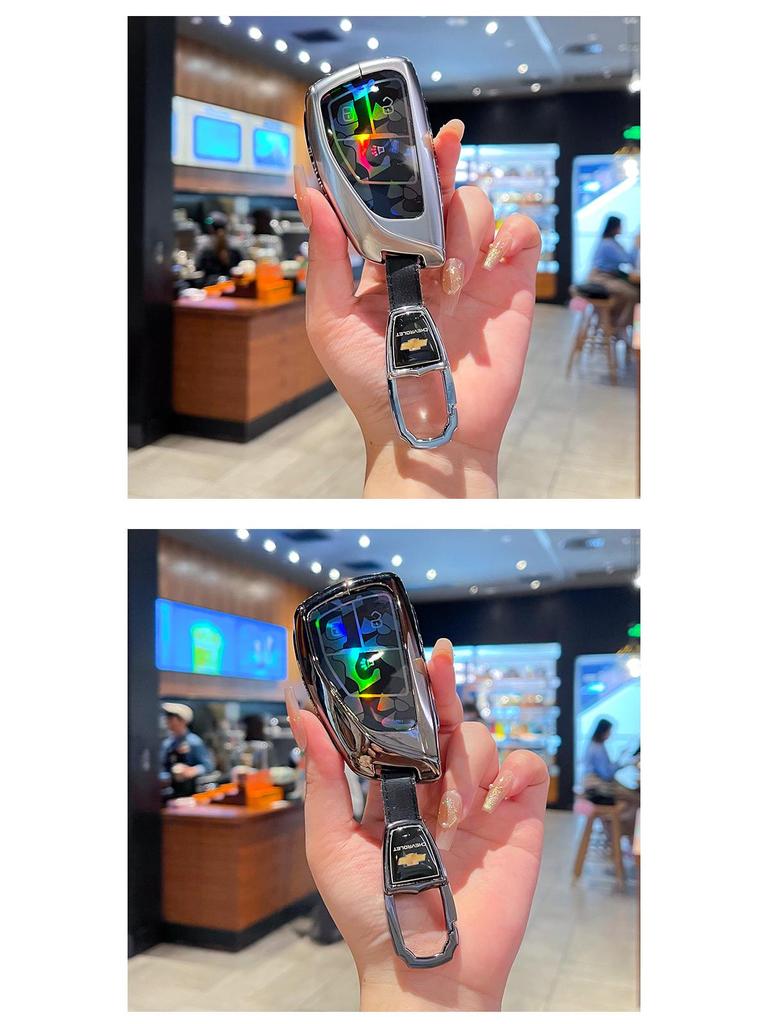 Премиальный чехол для ключа Chevrolet Equinox 2025 с металлической пряжкой - Аксессуары с полным покрытием