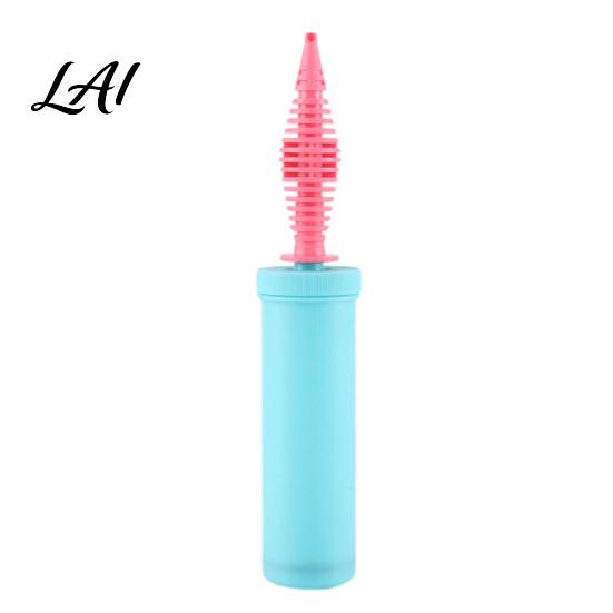 Compact Balloon Inflatable Device Hand Held Way Dual Two Plastic Pump Action Inflator Latex Inflator Manual Air Pump for Balloons