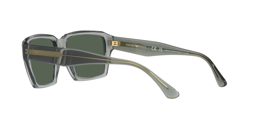 Солнцезащитные очки EA4186F 536271 БЛЕСТЯЩИЙ ПРОЗРАЧНЫЙ ЗЕЛЕНЫЙ 58 [Emporio Armani]