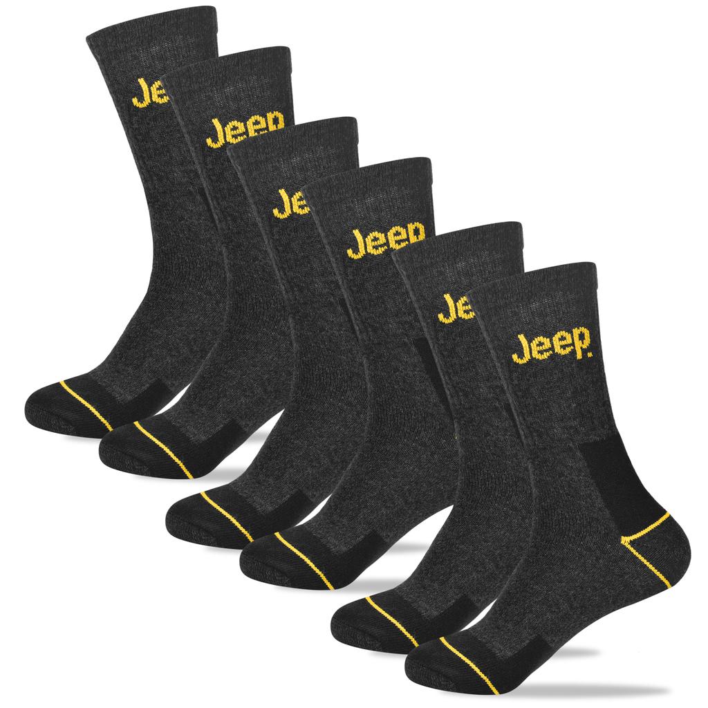 Jeep Men's Work Socks Cotton 6 Pairs