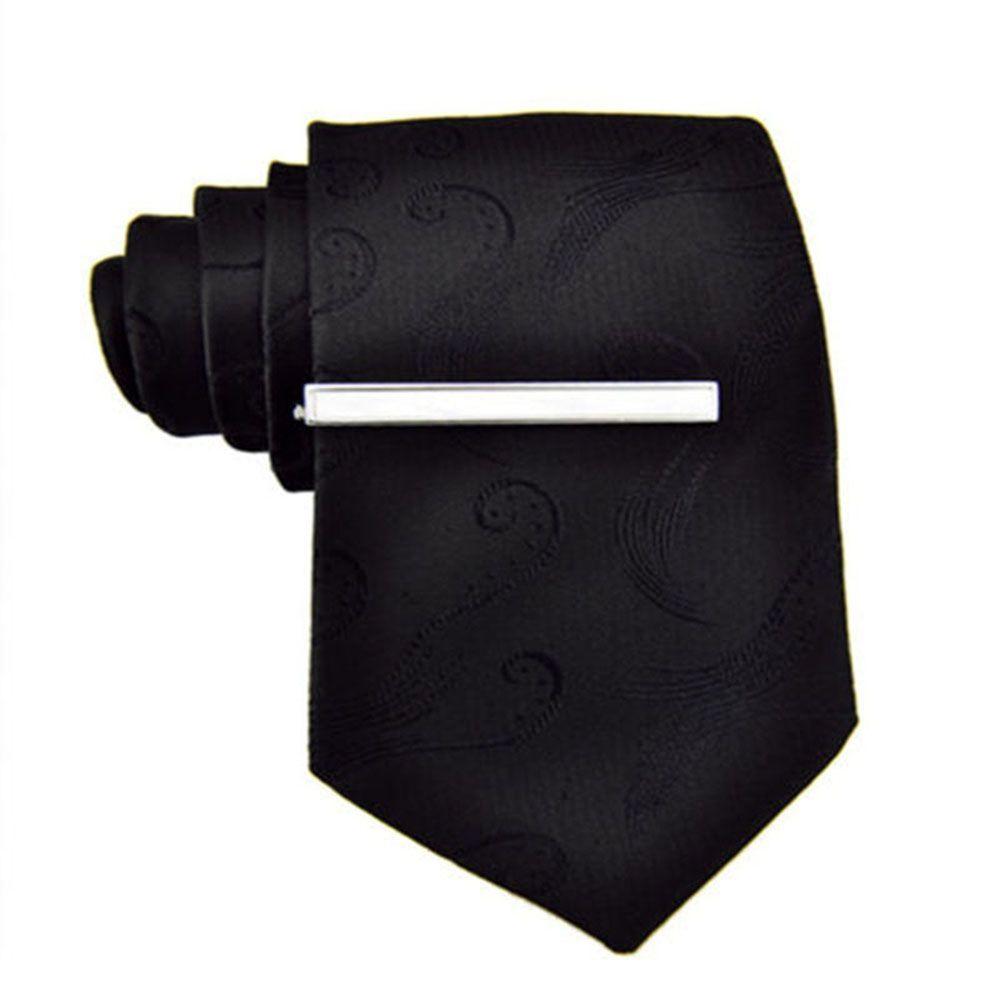 Silver Gold Toned Stainless Steel Simple Necktie Clasp for Men Gift Metal Tie Clip Pin Suit Clip
