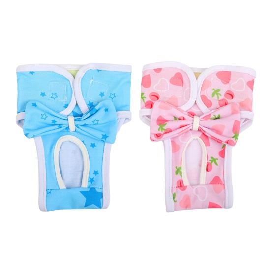 Dog Diapers Pet Physiological Pant Puppy Panties Washable Dog Underwear Breathable Pet Shorts for Female Dog In Heat