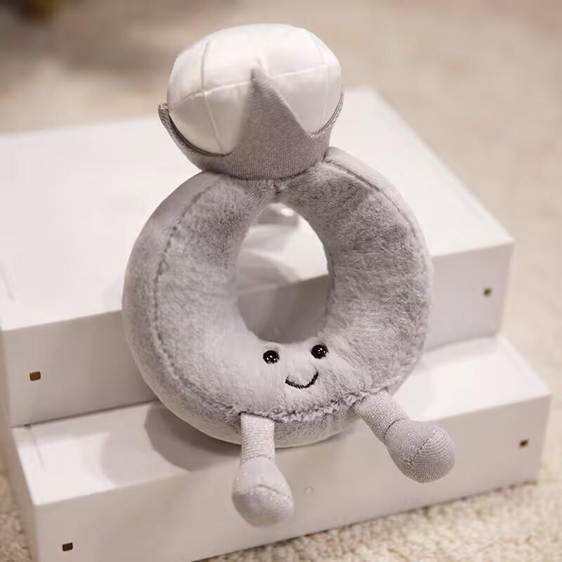 Гель забавный бриллиант кукла рука букет кукла свадебное украшение кукла предложение руки и сердца симуляция бриллиантового кольца сувенир