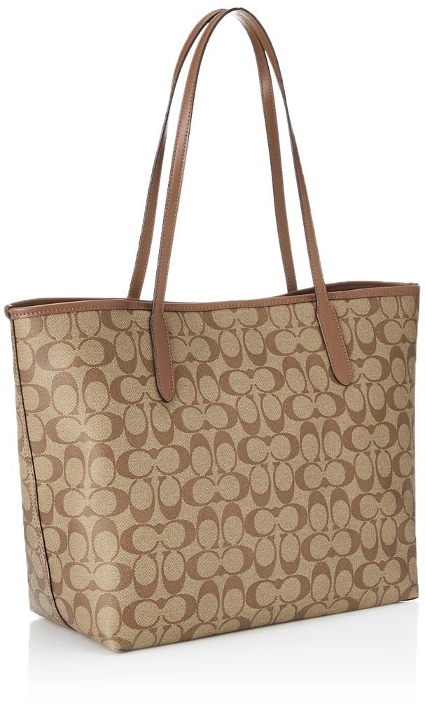 Tote Bag 5696 Signature [Coach] Women's Im/KhakiSaddle2 [Item]