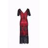 Elegant Womens Sequins Beaded Sleeveless Cocktail Dress For Timeless Evening Glamour