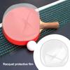 Прозрачный чехол для ухода за ракеткой для настольного тенниса Защитная пленка для резины ракетки