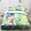 New Genshin Impact Nahida Kawaii Cute Cartoon Nahida King Twin Double Child Bedding Set Microfiber or Polyester Duvet Cover Set
