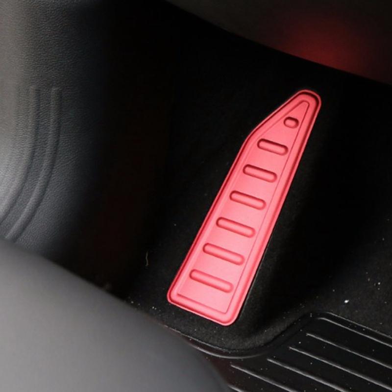 Side Left Foot Rest Pedal Panel Non Slip Pad Cover Trim 1PCS For Jeep Renegade 2015 - Metal Car Refit Garnish Accessories